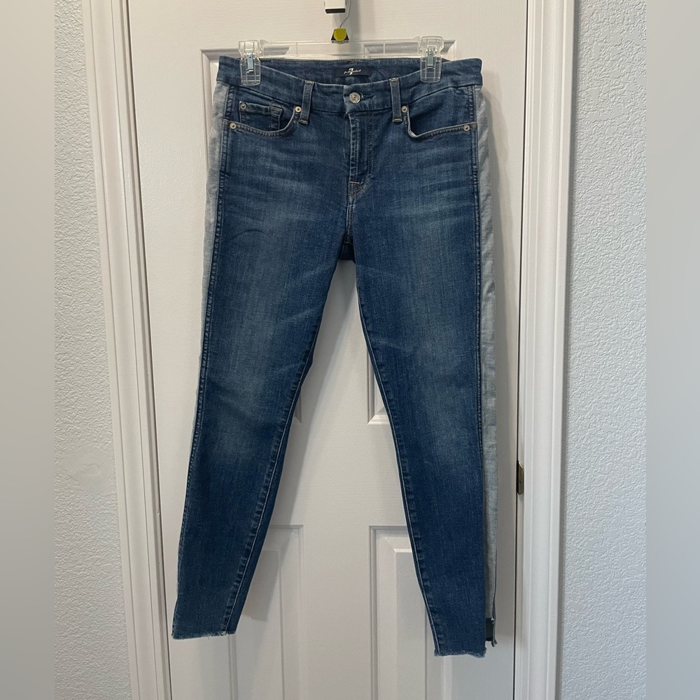 7 For All Mankind Women's Blue Jeans